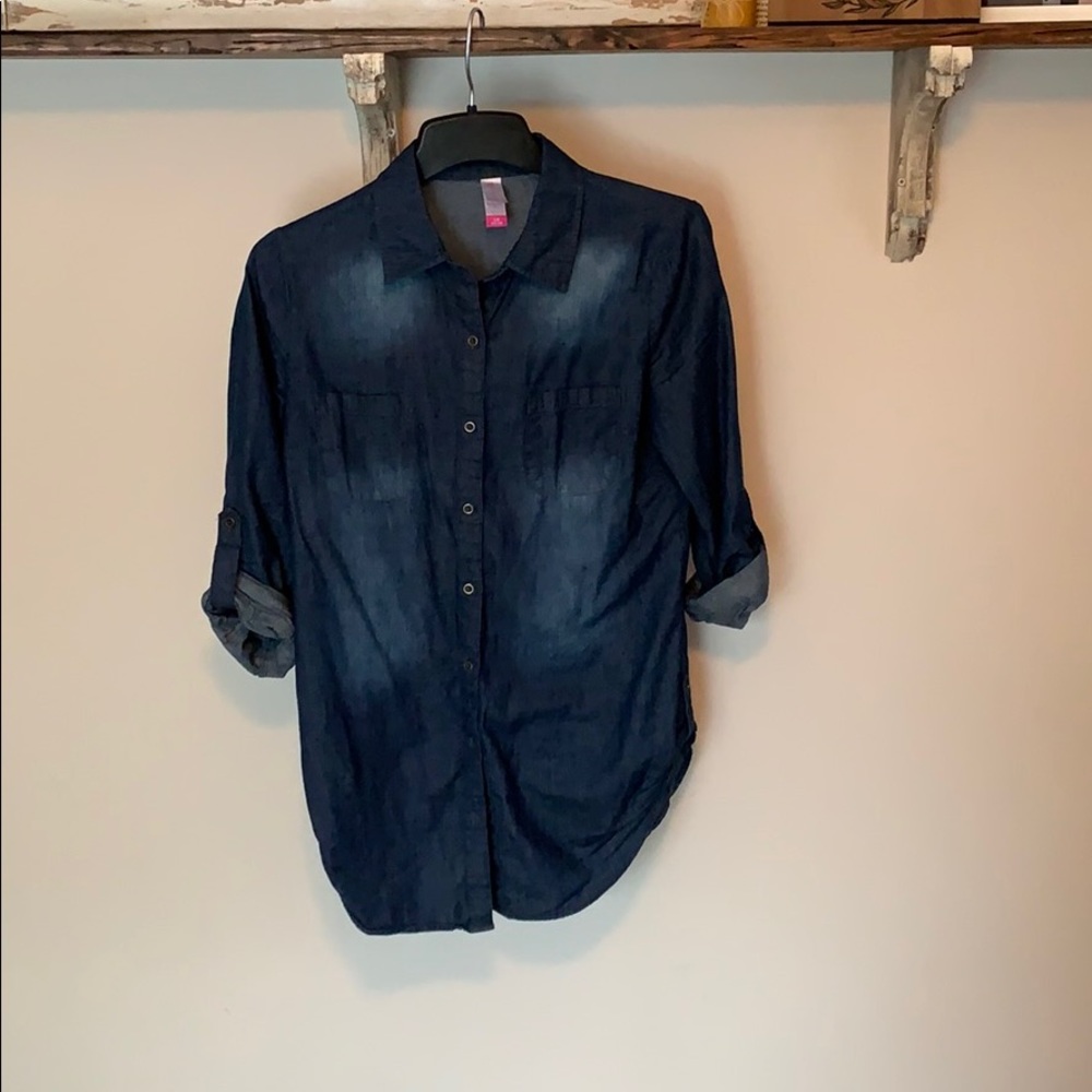 Dark denim shirt